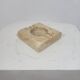 Large vintage travertine ashtray Fratelli Mannnelli Italy 1970s