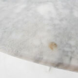 Mid-century round marble dining table, 1970's