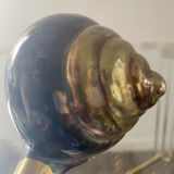 Vintage brass snail paperpress 70s