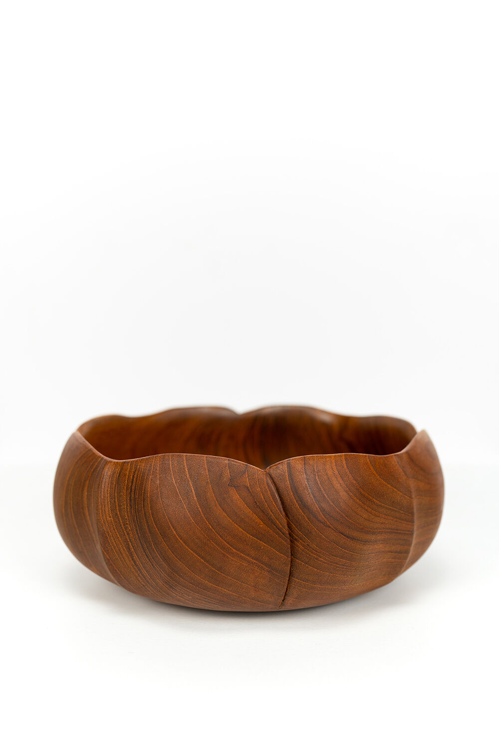 Handmade teak bowl