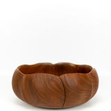 Handmade teak bowl