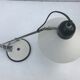 Table Aluminor lamp adjustable white metal and chrome vintage