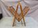 Vintage Bamboo and Rattan Folding Magazine Rack - 70s