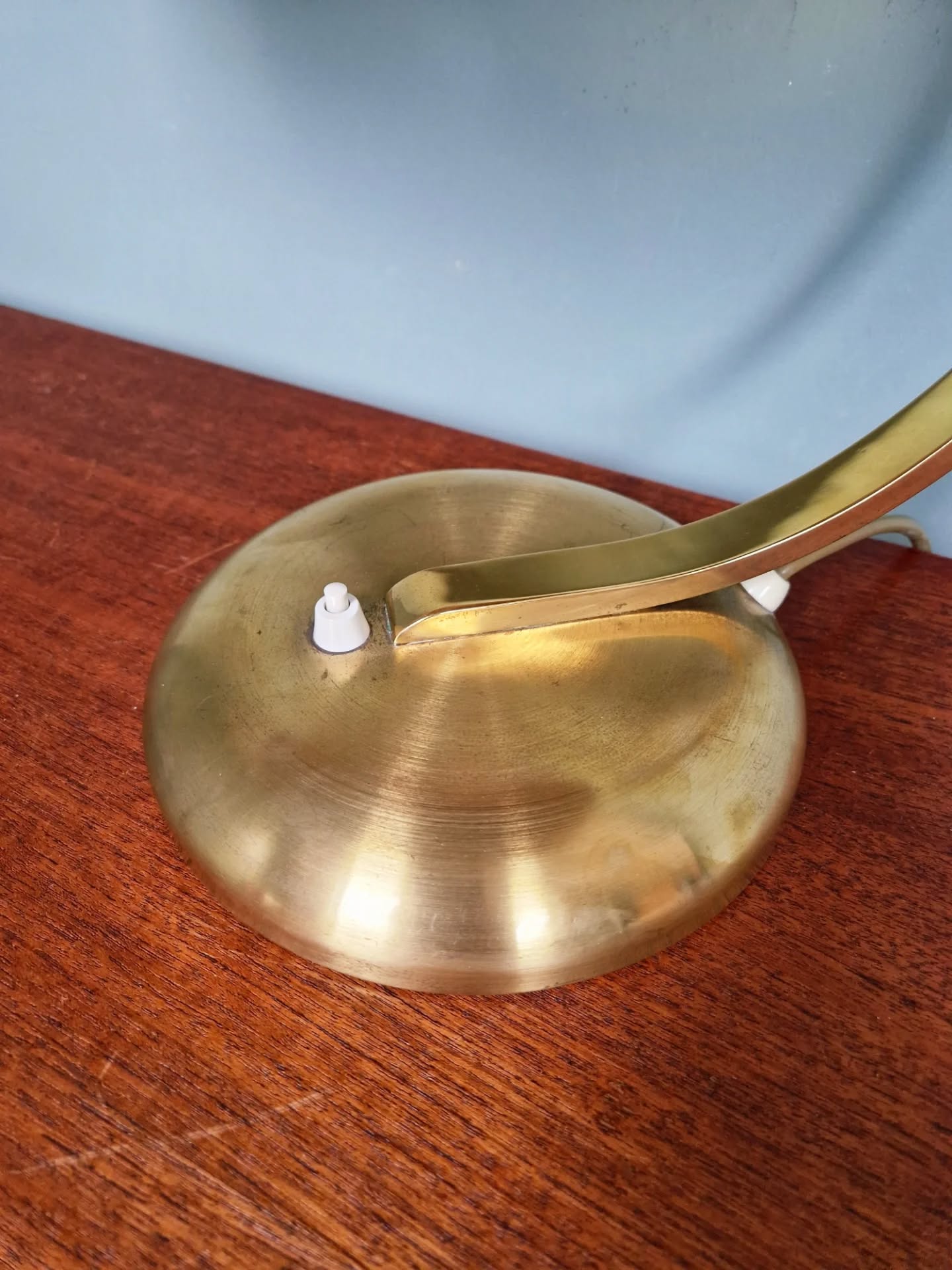 Bauhaus desk lamp in brass, Egon Hillebrand, 1930
