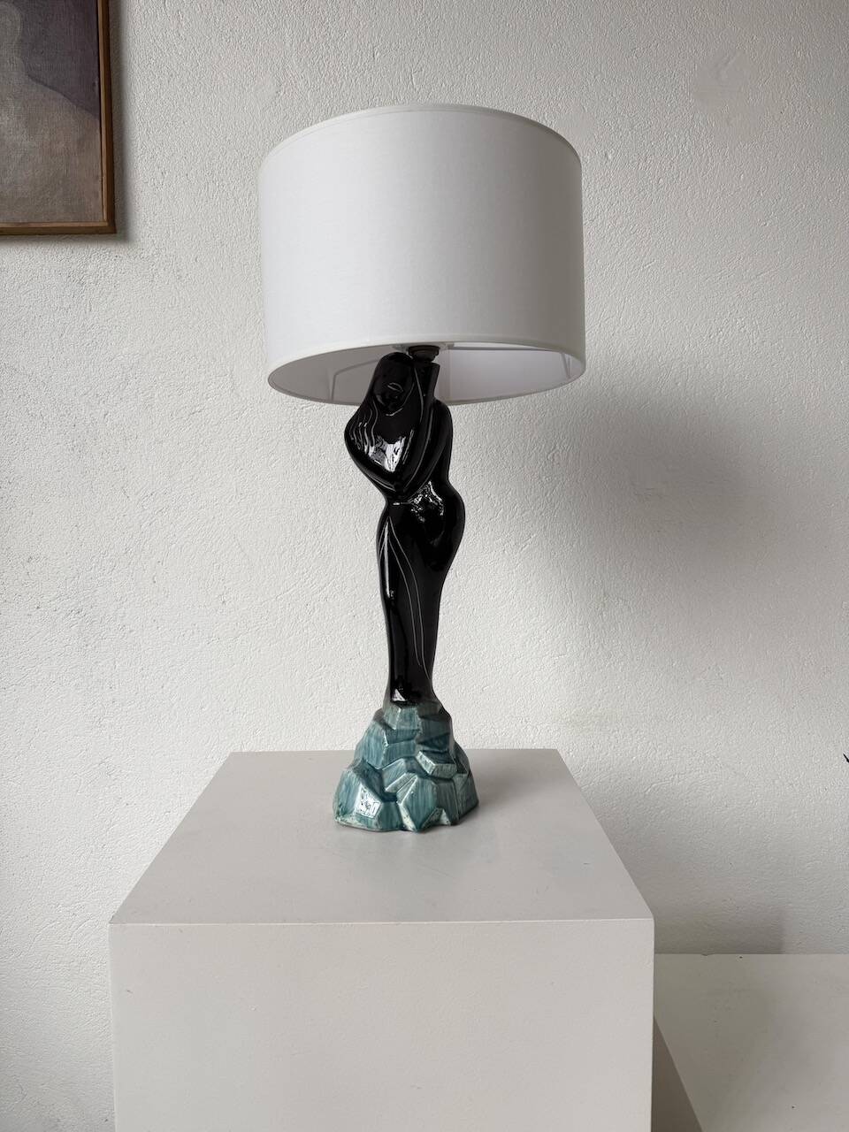 Monaco Monacera "woman" ceramic table lamp