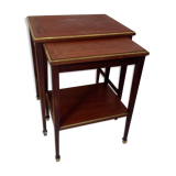 Table trundle strapping brass circa 1900