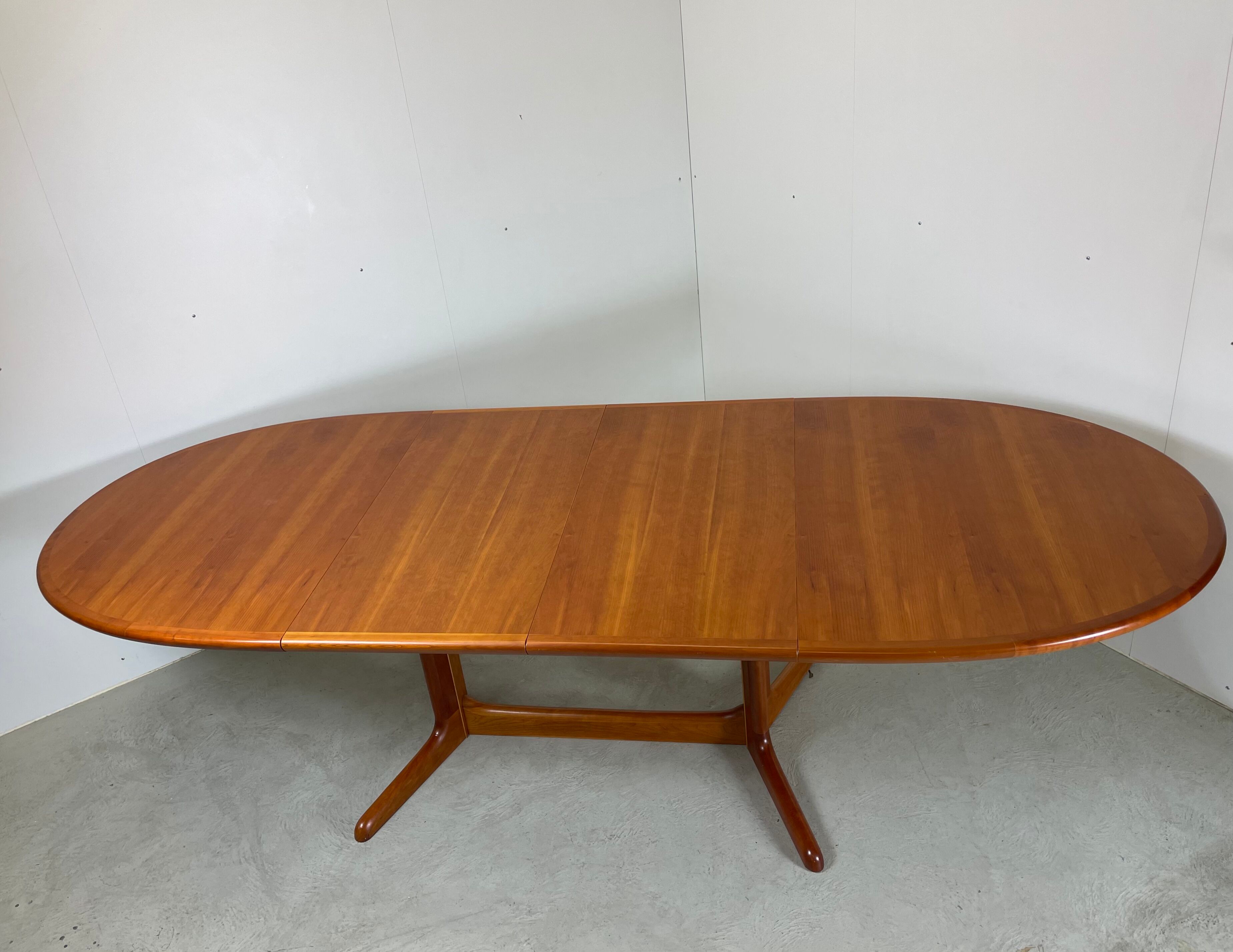 Danish midcentury teak dining table 1960s by Skovby