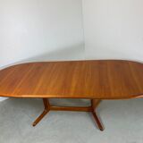 Danish midcentury teak dining table 1960s by Skovby