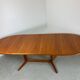 Table à manger en teck 1960 par Skovby