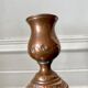 Old copper candle holder