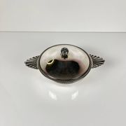 Sucrier en métal argenté, style Art Déco – XXe siècle