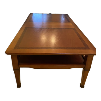 Double cherry top coffee table