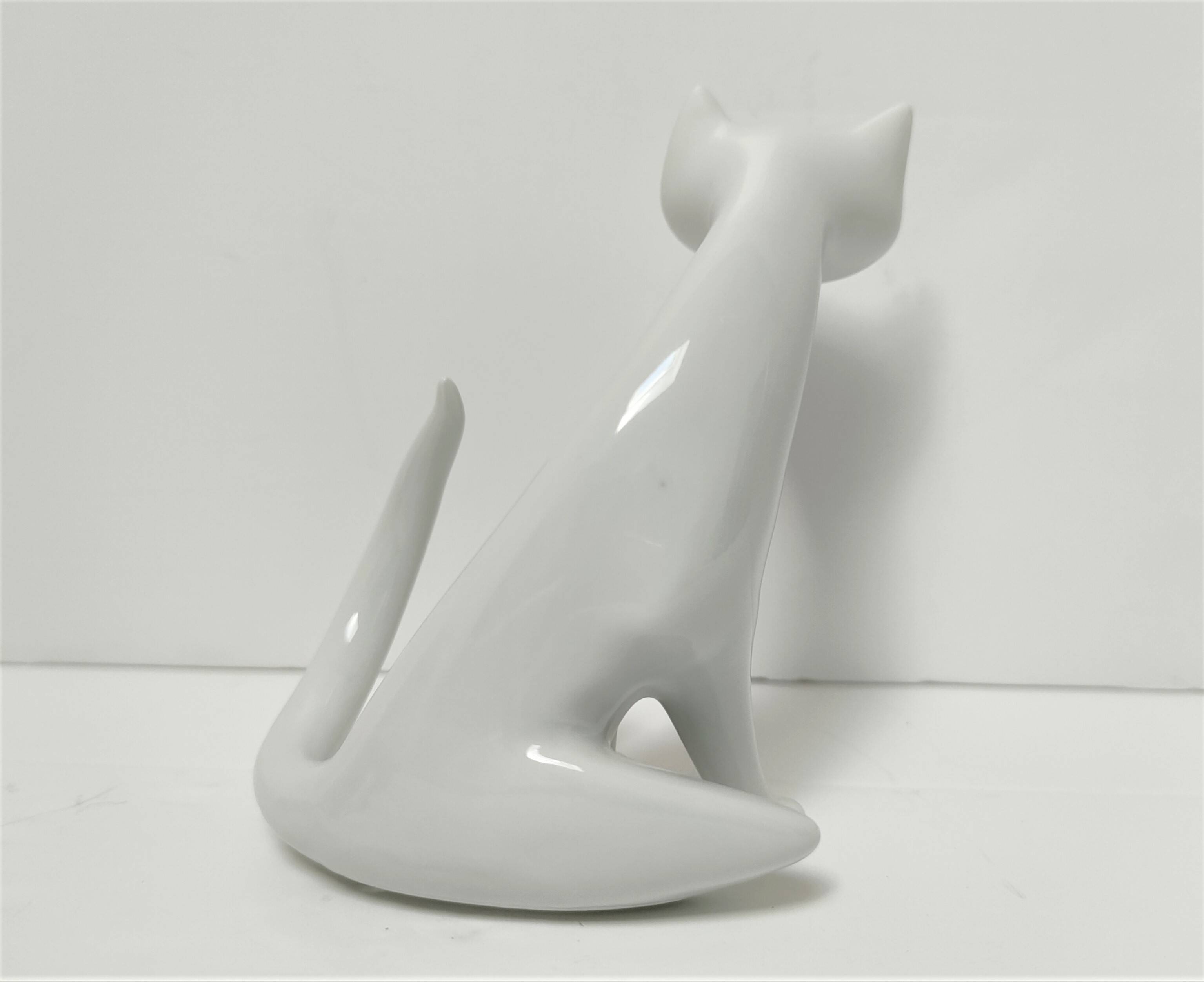 Hollohaza cat, 1980s design, signed