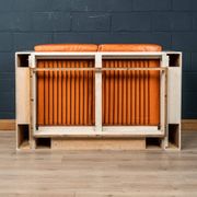 20thc two-seater saratoga sofa by lella and massimo vignelli for poltronova