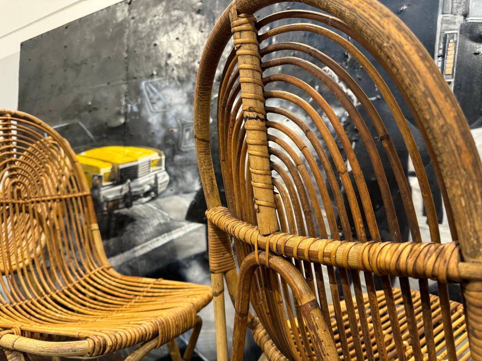 Vintage rattan chairs