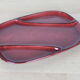 Red ceramic bay dish for aperitif