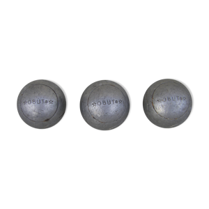 Jeu de trois boules obut
