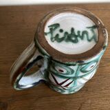 Robert Picault pitcher in all letters Vallauris 1960