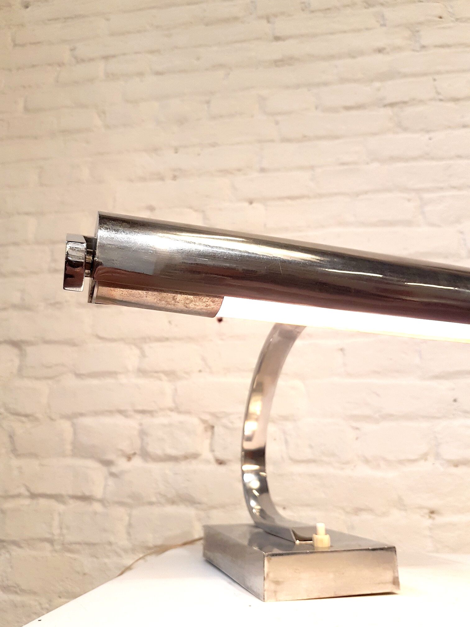 Desk lamp bahaus chrome Ca. 1930