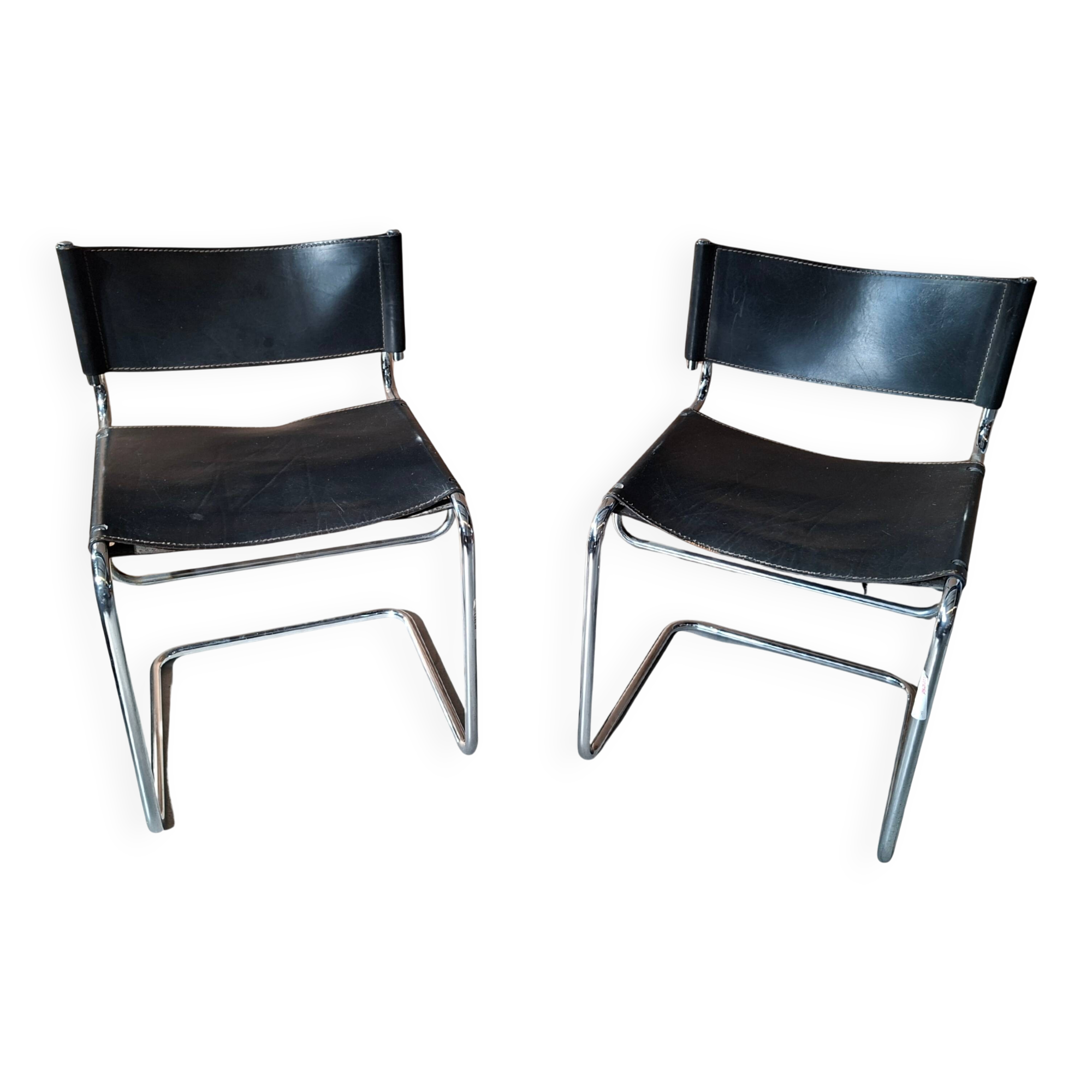 Coppia di Sedie Vintage Anni '70 – nello stile di Bauhaus / Cesca