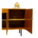 Vintage Scandinavian enfilade with metal legs.