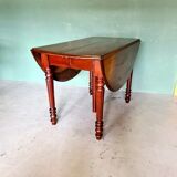 Antique french oak louis philippe coulissen table