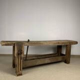 Old wooden workbench