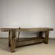 Old wooden workbench