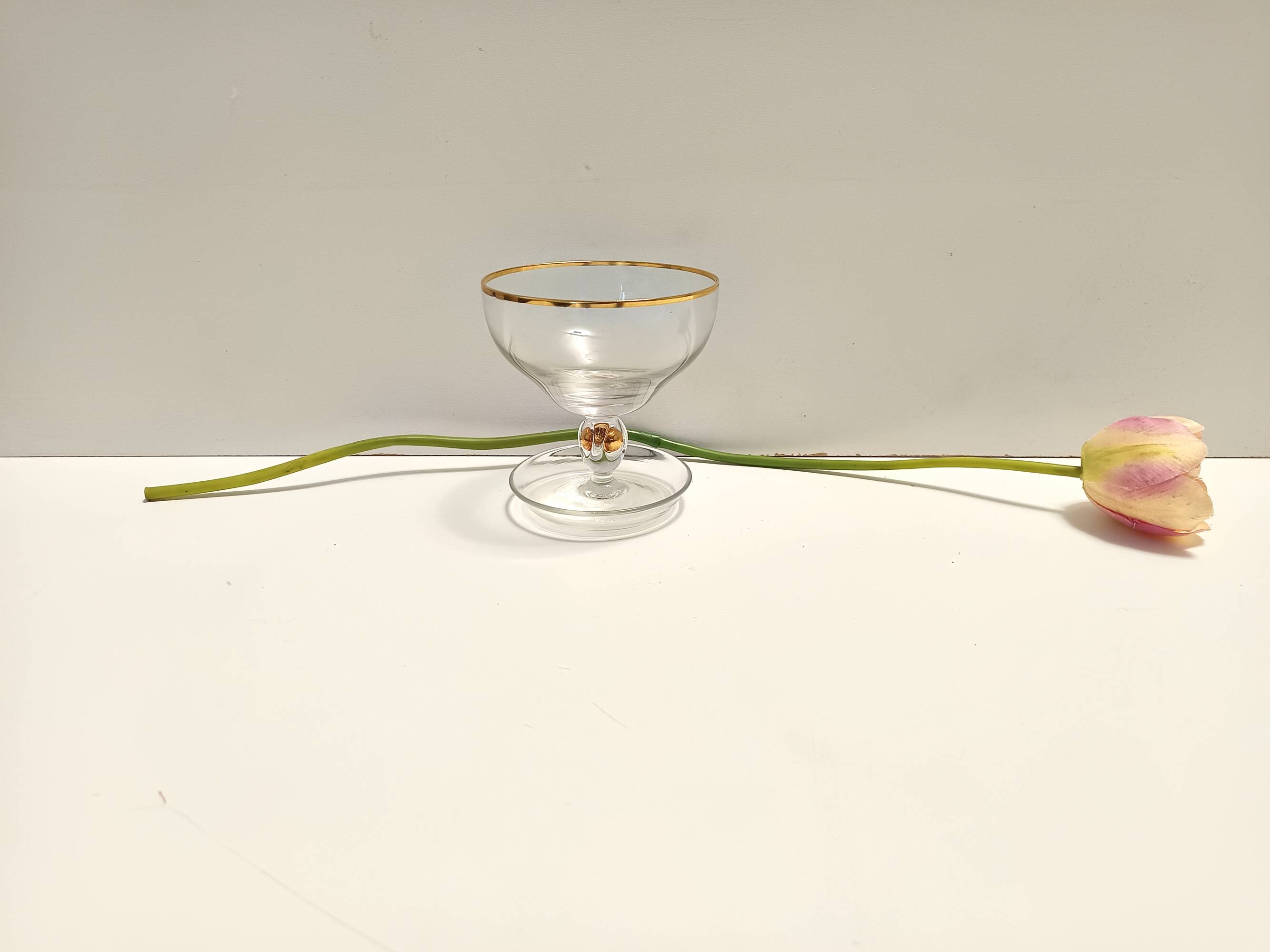 Set of Eleven Bohemian Crystal Dessert Bowls by Jozef Stanik