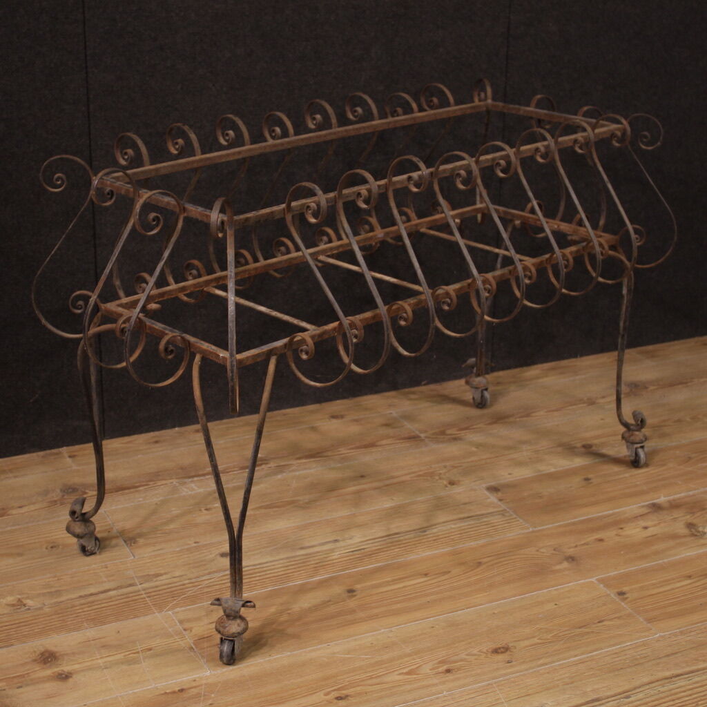 Wrought iron planter from the 70s