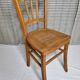Ensemble de trois chaises bistrot vintage "Luterma", années 40/50