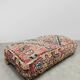 Vintage kilim Moroccan wool Berber ottoman 1970