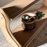 Vintage floor with double tops wood brut