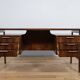 Mid-Century Model 75 Freestanding Teak Desk from Omann Jun, Denmark, 1950s