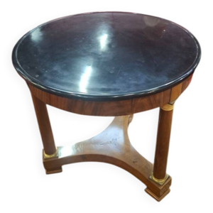 Guéridon Empire en acajou