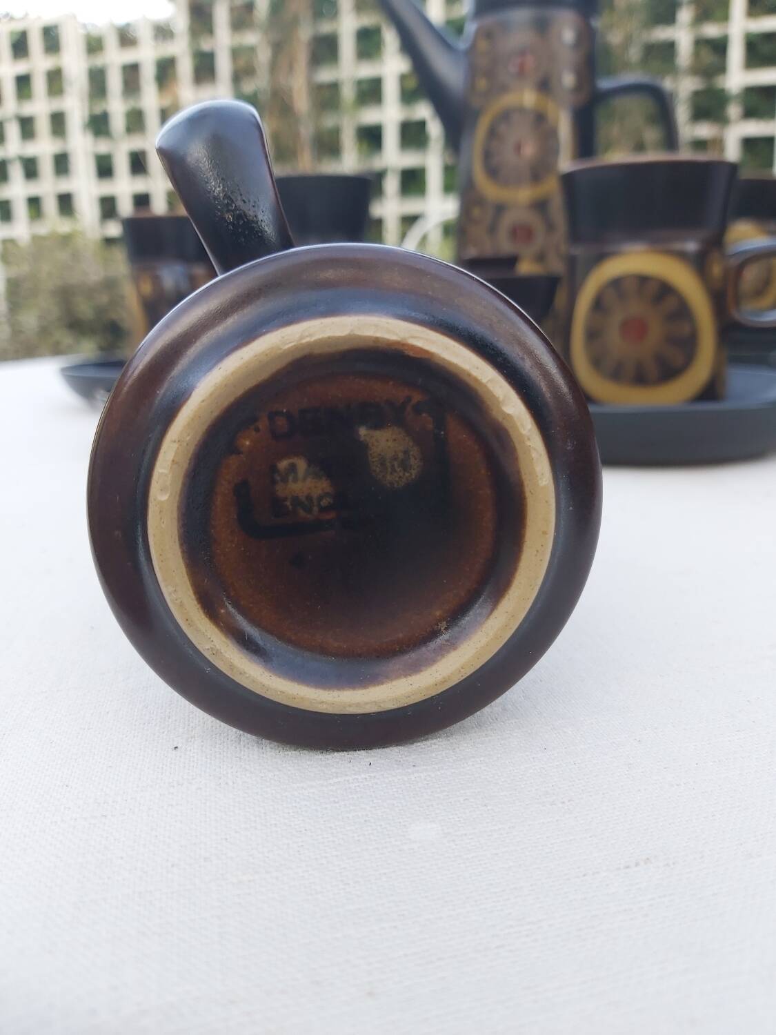 English coffee service DENBY