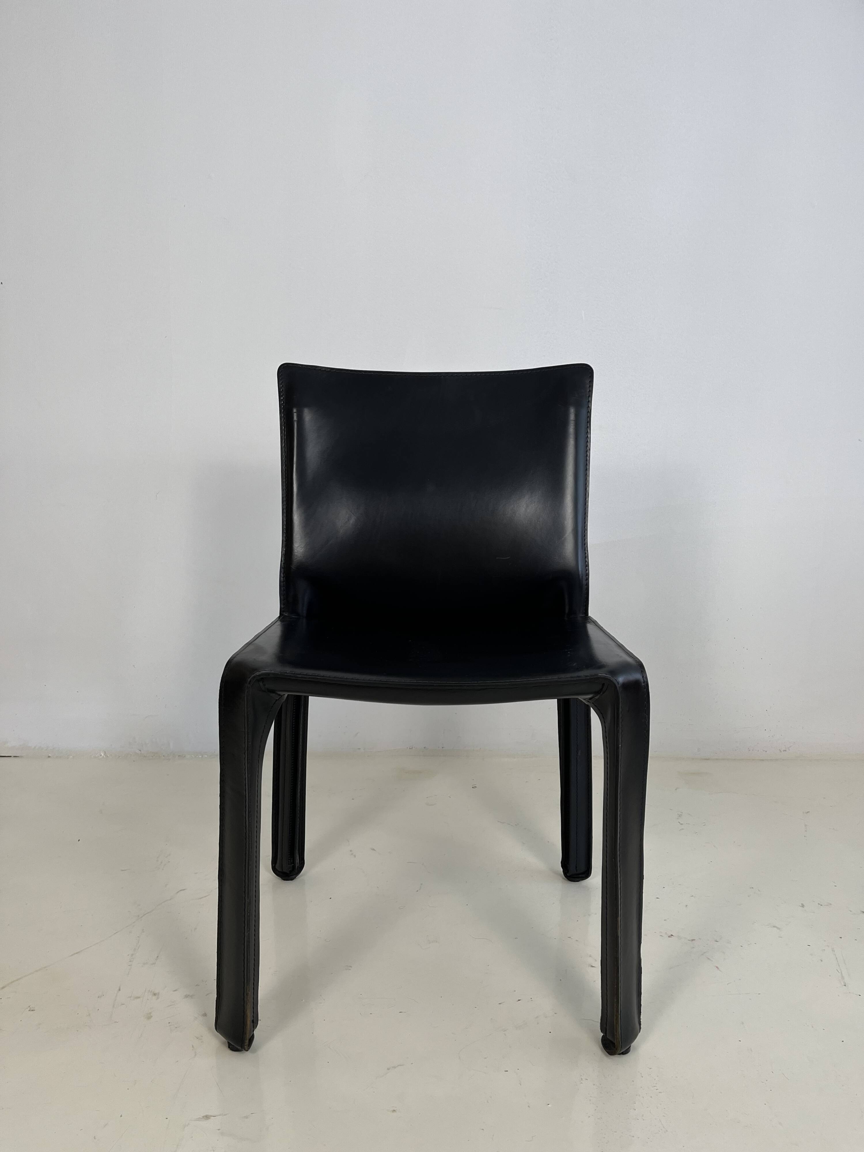 Cab 412 chair, Mario Bellini, Cassina, 1970s