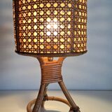 Bamboo bedside lamp and canning