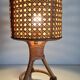 Bamboo bedside lamp and canning