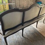 Louis XV period sofa and two armchairs