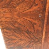 Large vintage burl walnut Art Deco cabinet made in the 1930s