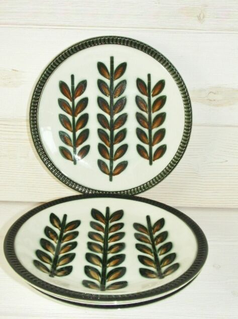 Lot 4 dinner plates Boch Louvière Rambouillet 1966