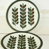 Lot 4 dinner plates Boch Louvière Rambouillet 1966