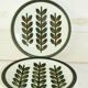 Lot 4 dinner plates Boch Louvière Rambouillet 1966