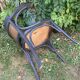 Curved wood office chair - Baumann