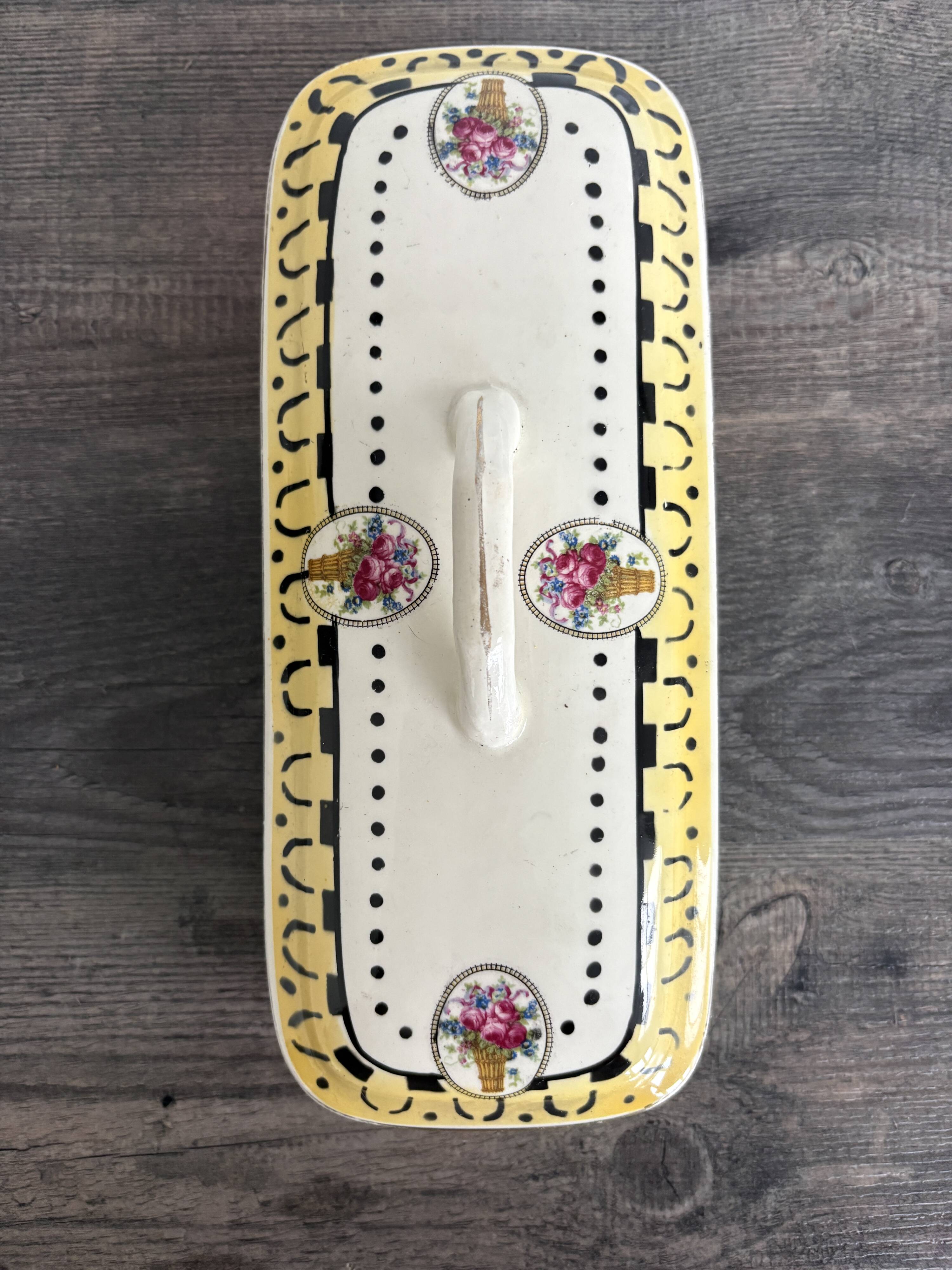 Art Deco comb box