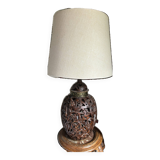 Lampe en bois