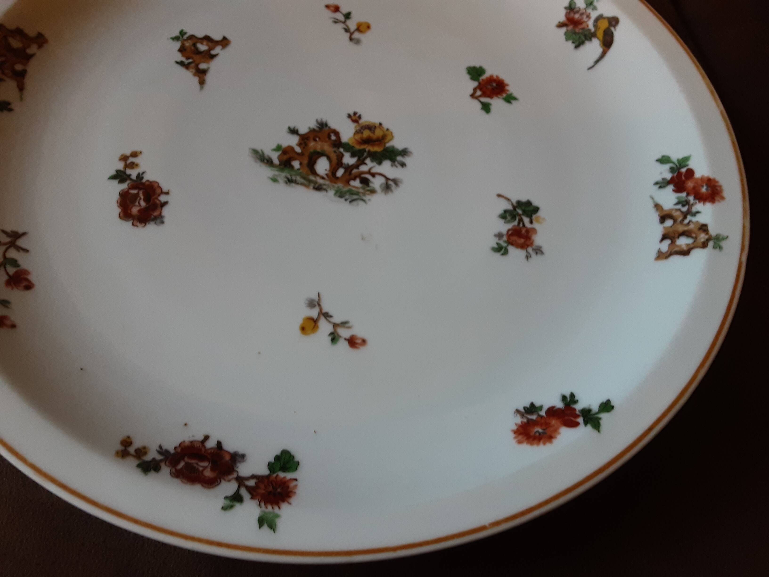 Large Limoges porcelain dish