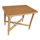 Vintage rattan coffee table