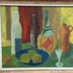 Original Swedish Oil on Panel – “Nature Morte” by Svän Grandin – Signed – Vintage & Framed